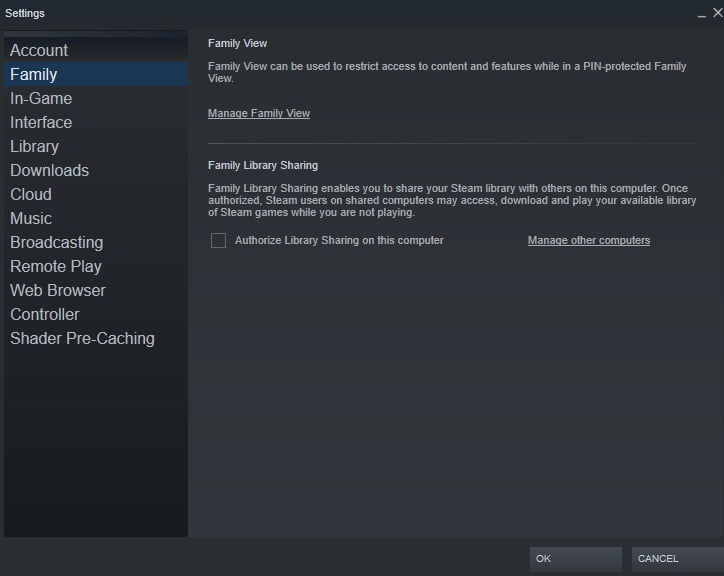 steam aile paylaşımı