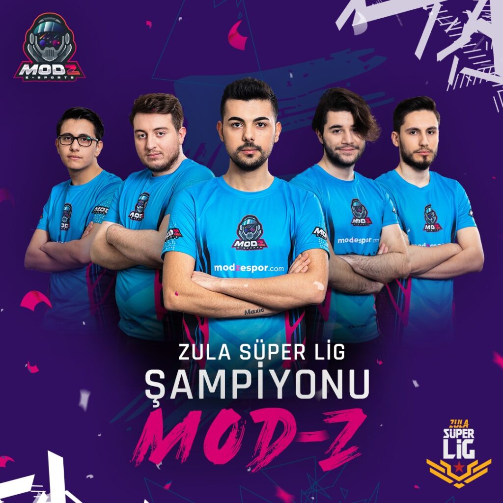 Zula Süper Lig 5. Sezon'un şampiyonu Mod-Z esportimes