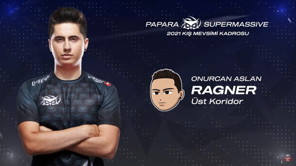 Papara SuperMassive 2021 üst koridor oyuncusu Ragner
