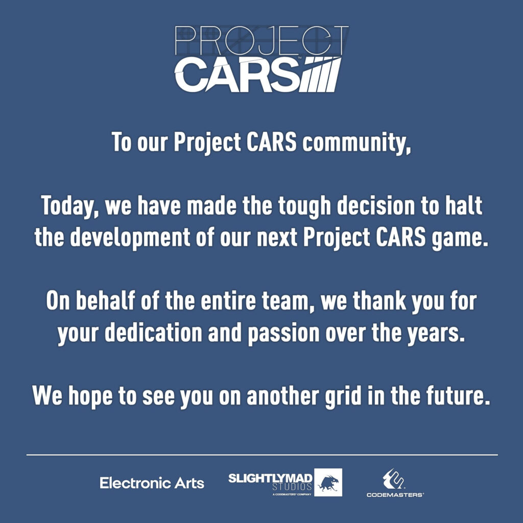 project cars anouncement